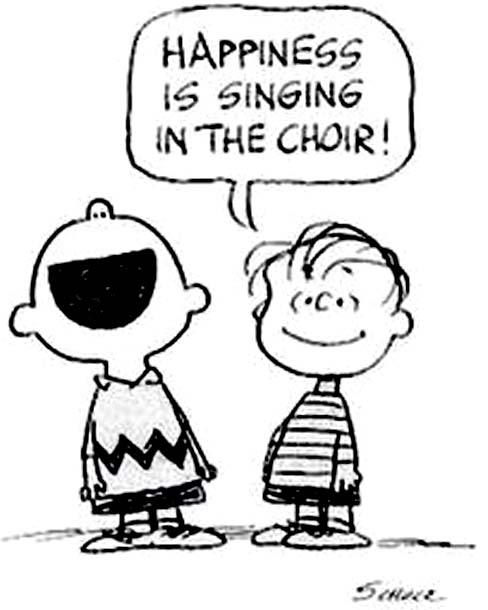 HappinessisSingingintheChoir